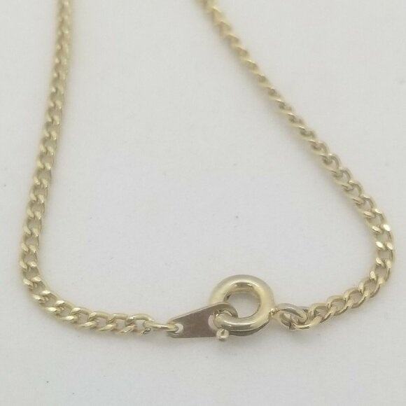 Owl Damascene Style Pendant Etched Embossed Gold Tone Chain Necklace Halloween - Picture 6 of 6